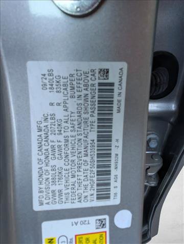 Certified 2025 Honda Civic Sport image 23