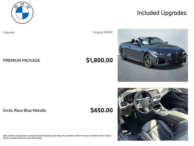 Used 2023 BMW 440i xDrive Convertible w/ Premium Package AWD/4WD image 3