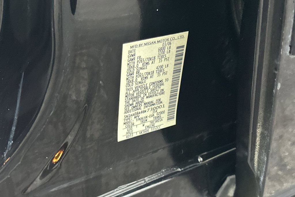 Used 2006 Nissan Armada LE w/ (U06) Technology Pkg (LE) image 26