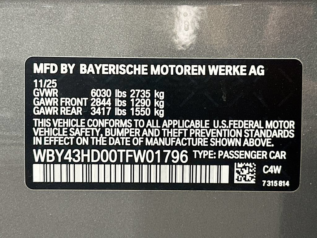 New 2026 BMW i4 xDrive40i w/ Premium Package AWD/4WD image 31