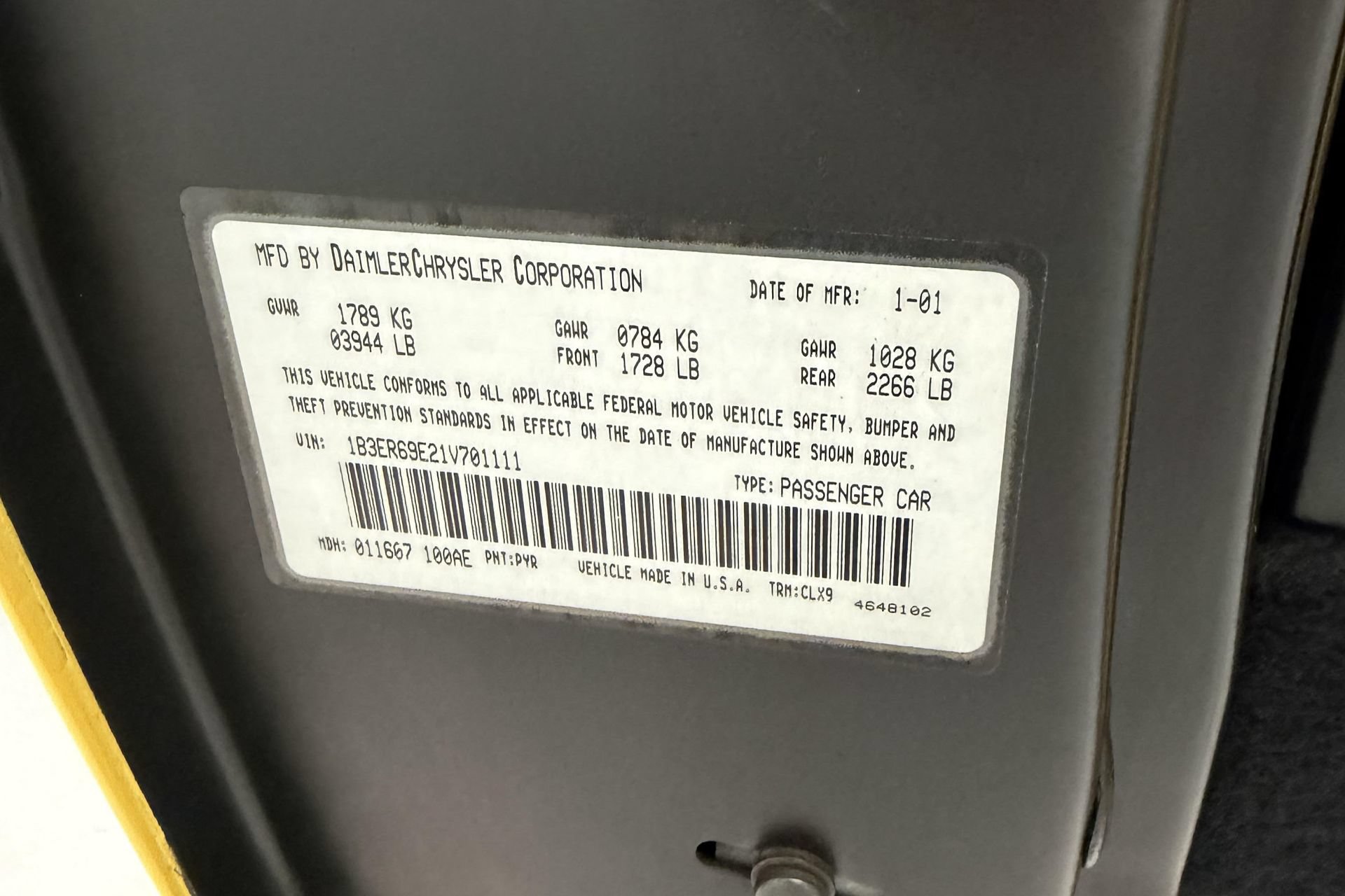 Used 2001 Dodge Viper GTS RWD image 20
