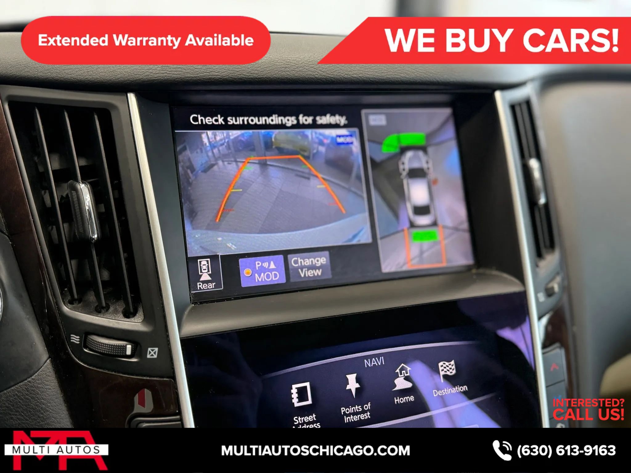 Used 2015 INFINITI Q50 Premium w/ Deluxe Touring Package image 30