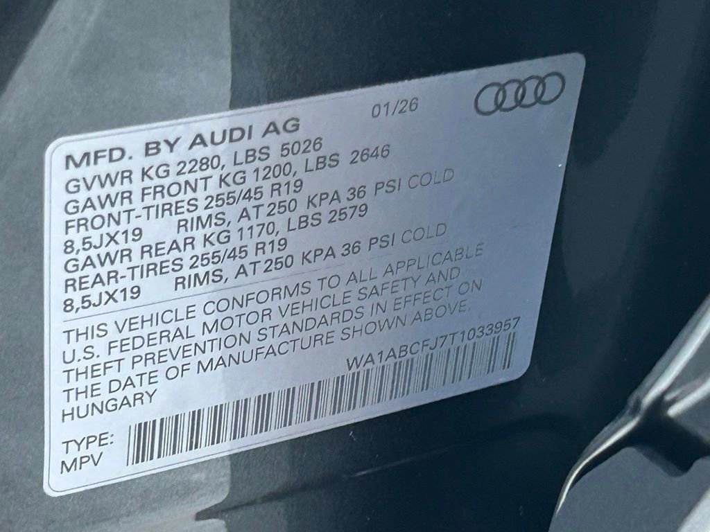 New 2026 Audi Q3 quattro 2.0T image 69