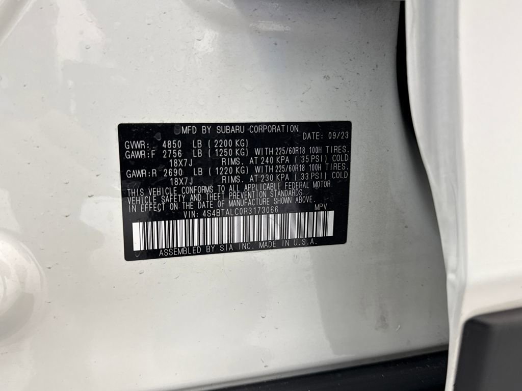 Certified 2024 Subaru Outback Onyx Edition image 26