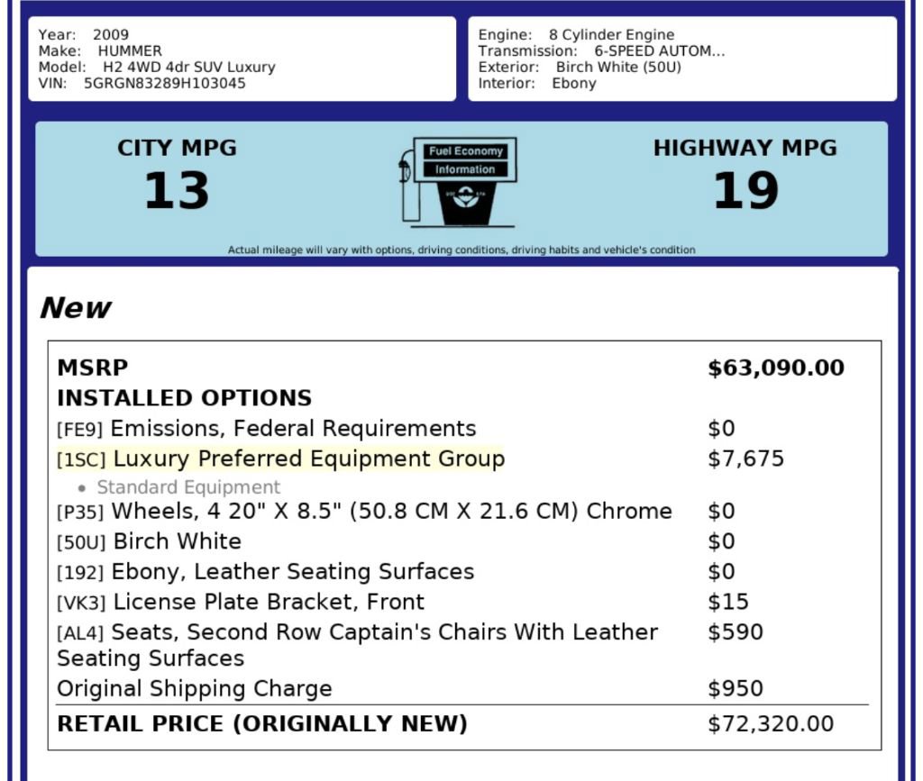 Used 2009 HUMMER H2 Luxury image 25