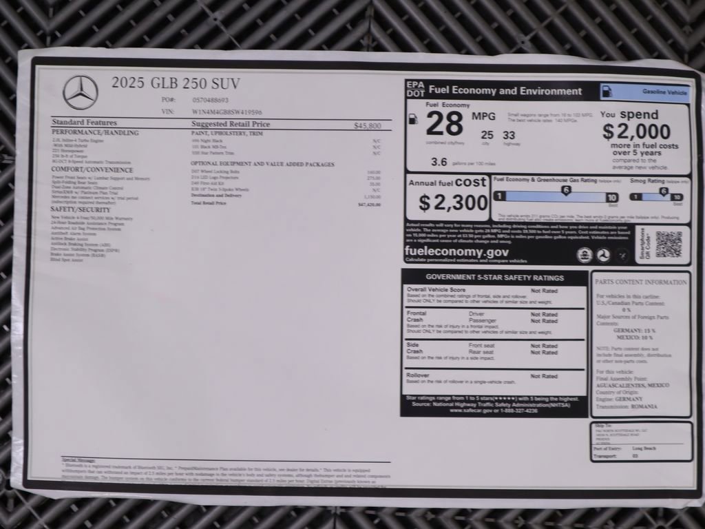 Certified 2025 Mercedes-Benz GLB 250 image 9