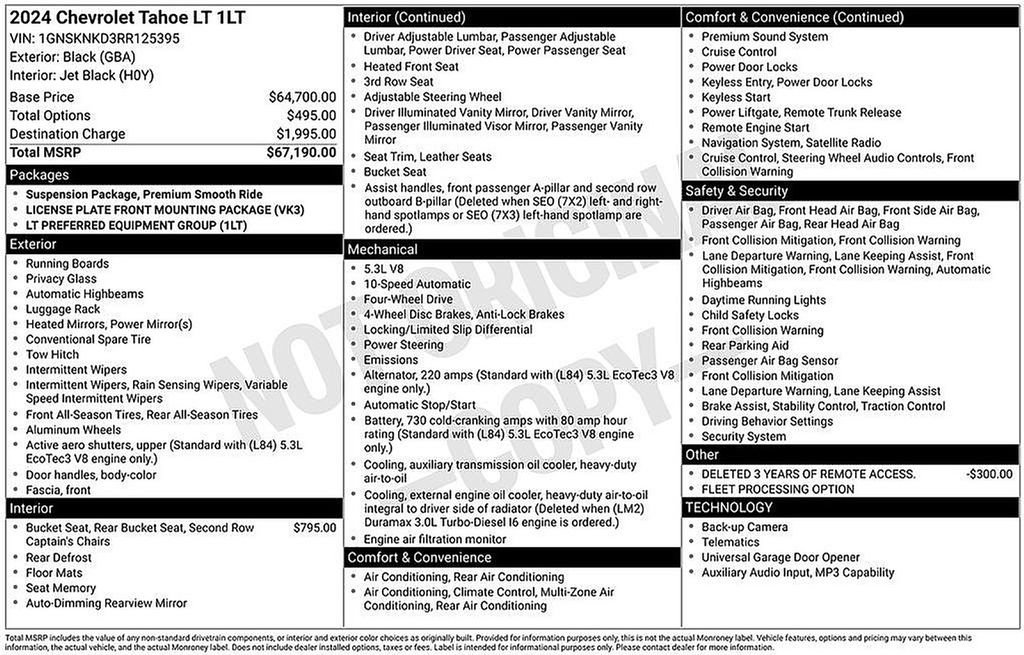 Used 2024 Chevrolet Tahoe LT image 8