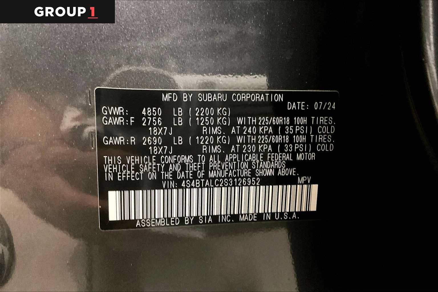 Certified 2025 Subaru Outback Onyx Edition AWD/4WD image 34