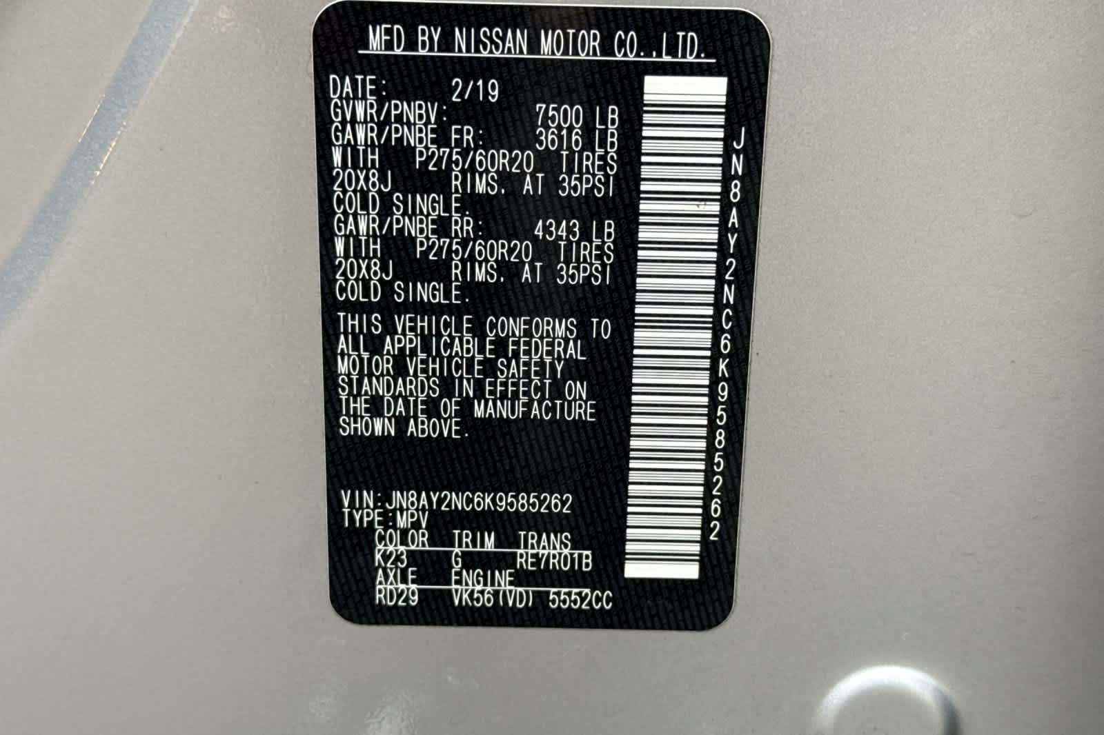 Used 2019 Nissan Armada SL w/ Premium Package AWD/4WD image 29