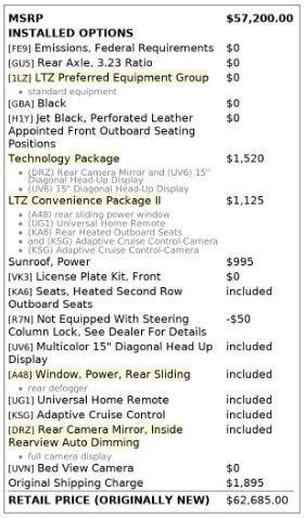 Used 2023 Chevrolet Silverado 1500 LTZ w/ Technology Package RWD image 4