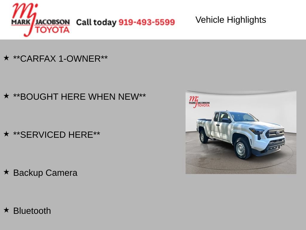 Used 2025 Toyota Tacoma SR w/ Towing Package RWD image 6