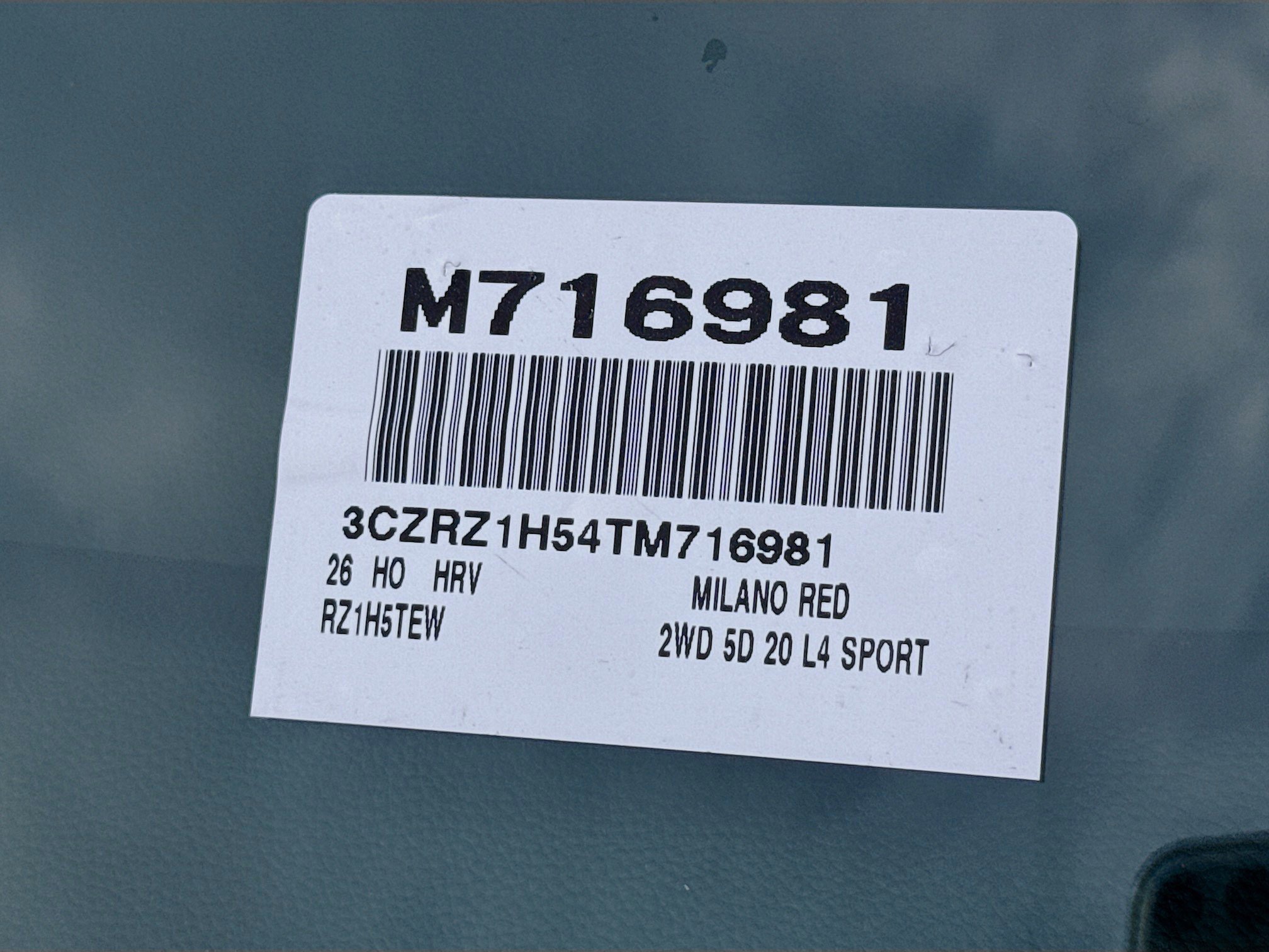 New 2026 Honda HR-V Sport image 24