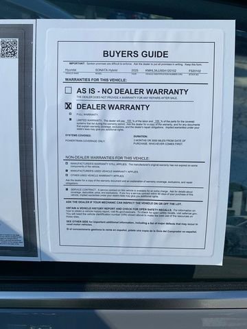 Certified 2025 Hyundai Sonata SEL FWD image 31
