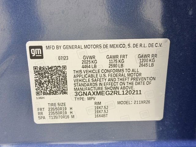 Used 2024 Chevrolet Equinox RS w/ LPO, Floor Liner Package FWD image 24