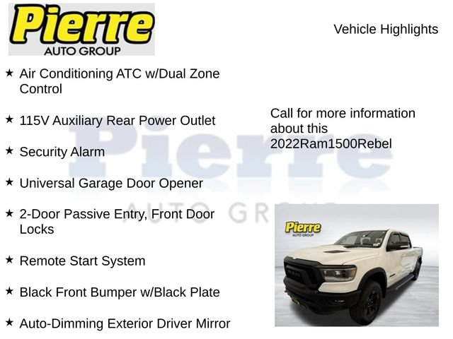 Used 2022 RAM 1500 Rebel w/ Rebel Level 2 Equipment Group AWD/4WD image 14