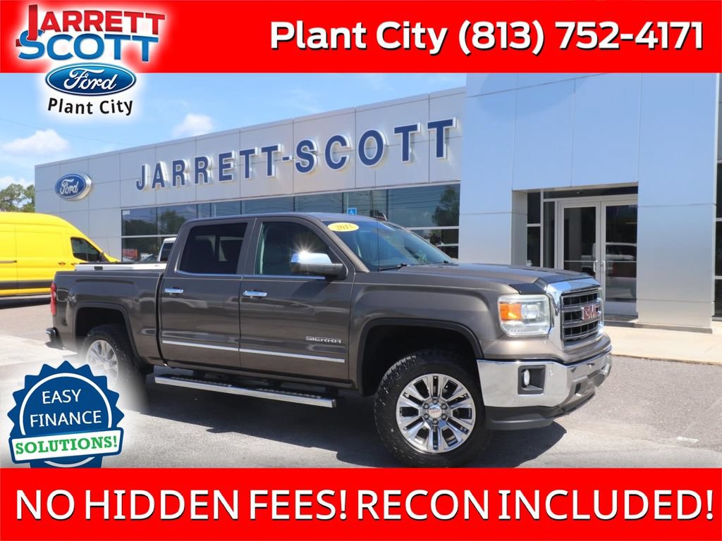 Used 2015 GMC Sierra 1500 SLT w/ SLT Crew Cab Value Package RWD image 1