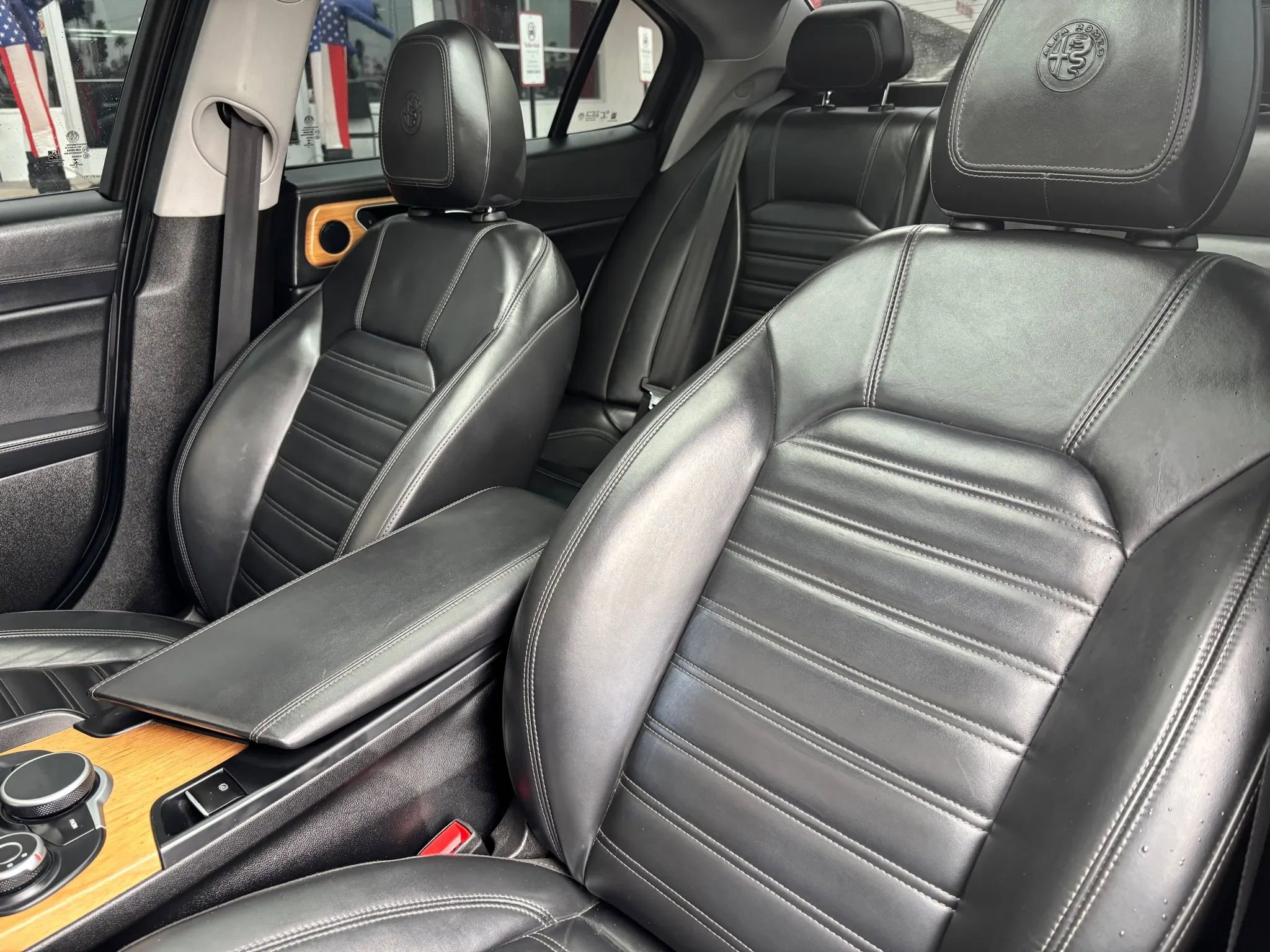 Used 2017 Alfa Romeo Giulia Ti w/ TI Lusso Light Wood Package AWD/4WD image 13