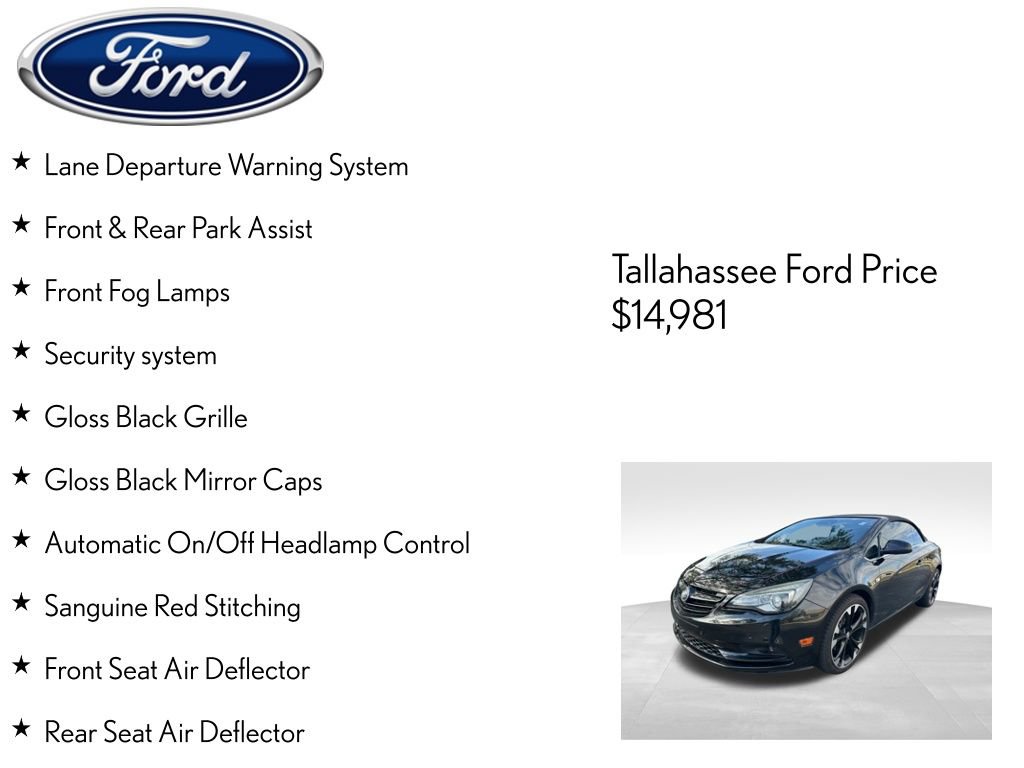 Used 2018 Buick Cascada Sport Touring w/ Dark Effects Package image 13