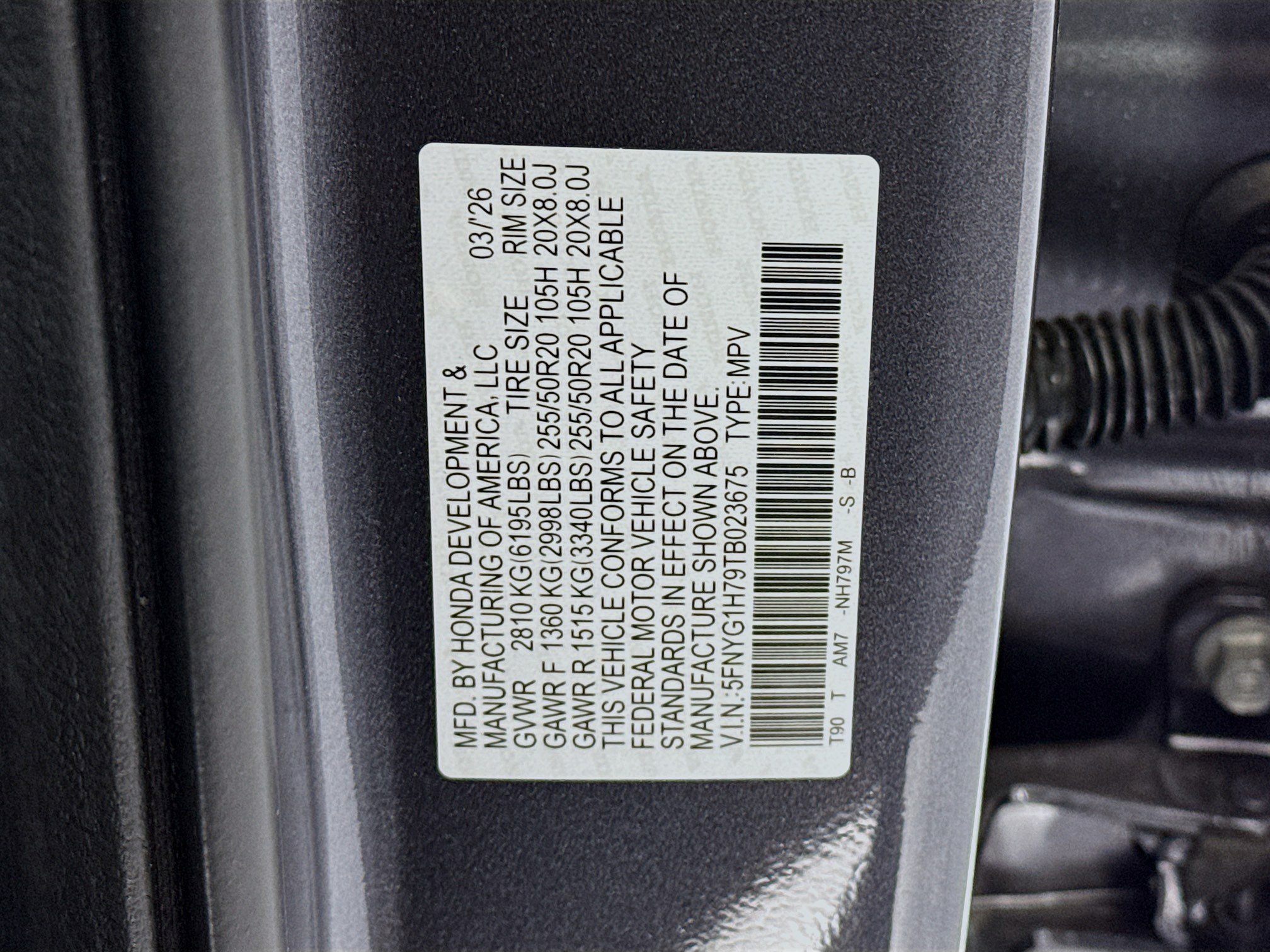 New 2026 Honda Pilot Touring image 35