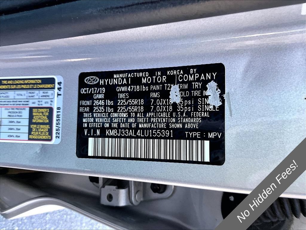 Used 2020 Hyundai Tucson Ultimate w/ Cargo Package FWD image 29