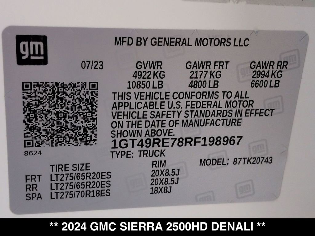 Used 2024 GMC Sierra 2500 Denali w/ Denali Reserve Package image 31