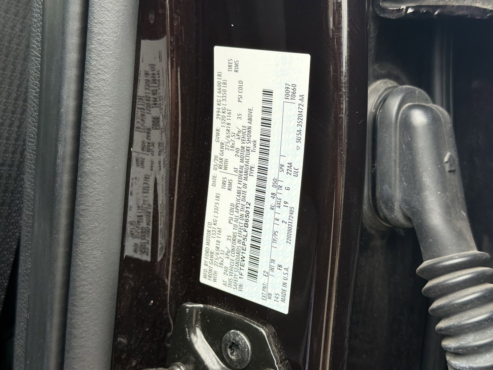 Used 2020 Ford F150 XLT w/ Equipment Group 302A Luxury AWD/4WD image 45