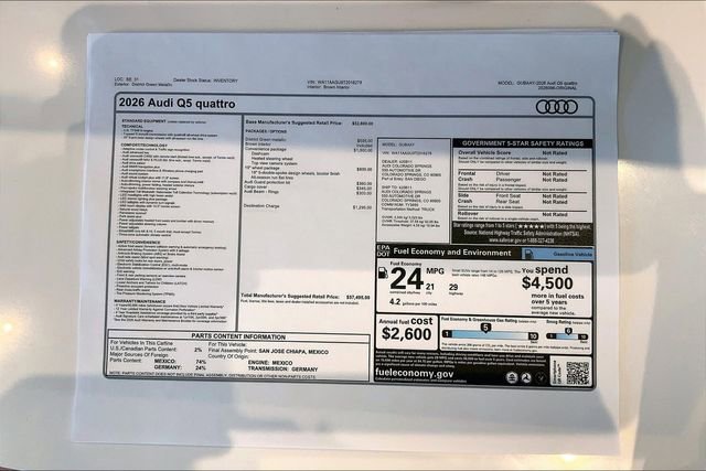 New 2026 Audi Q5 Premium AWD/4WD image 13