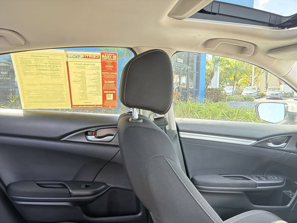 Certified 2021 Honda Civic EX image 16