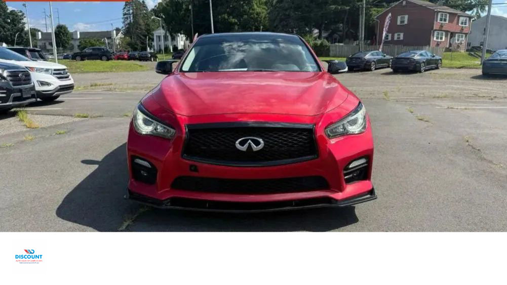 Used 2017 INFINITI Q50 Red Sport 400 image 2