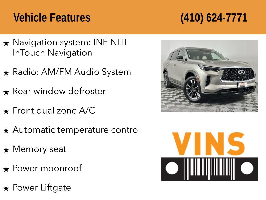 Used 2023 INFINITI QX60 Luxe w/ Cargo Package image 5