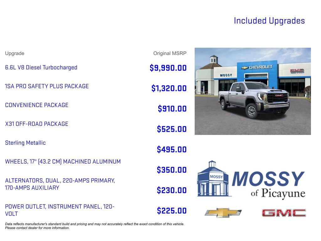 New 2026 GMC Sierra 2500 Pro w/ 1SA Pro Safety Plus Package AWD/4WD image 9