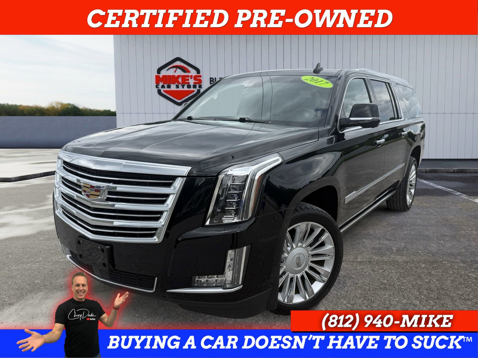 Used 2017 Cadillac Escalade ESV Platinum