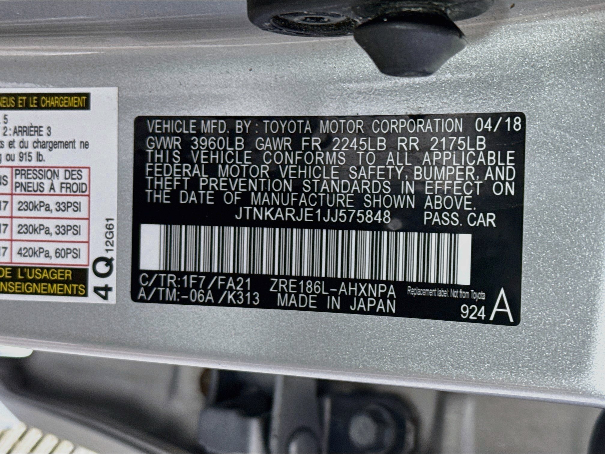 Used 2018 Toyota Corolla iM w/ All-Weather Mat Package FWD image 40
