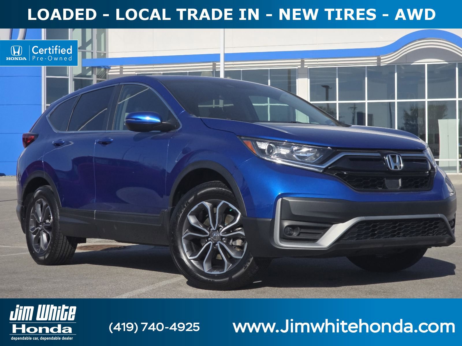 Certified 2021 Honda CR-V EX