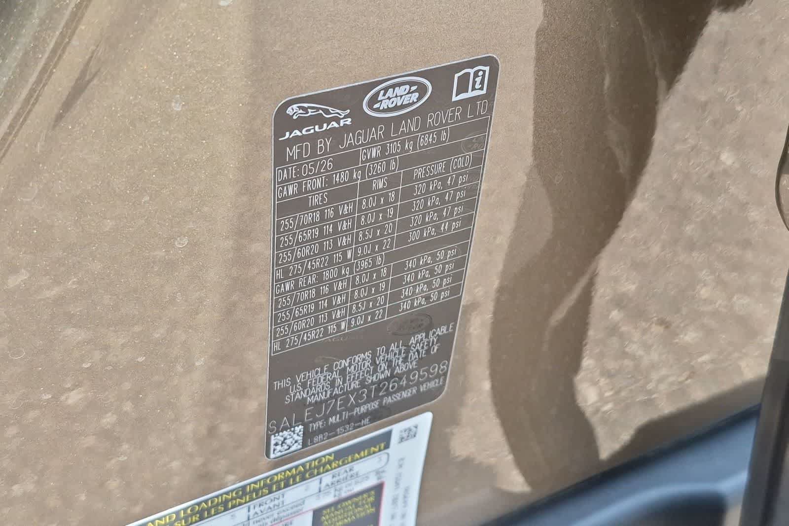 New 2026 Land Rover Defender 110 S AWD/4WD image 35