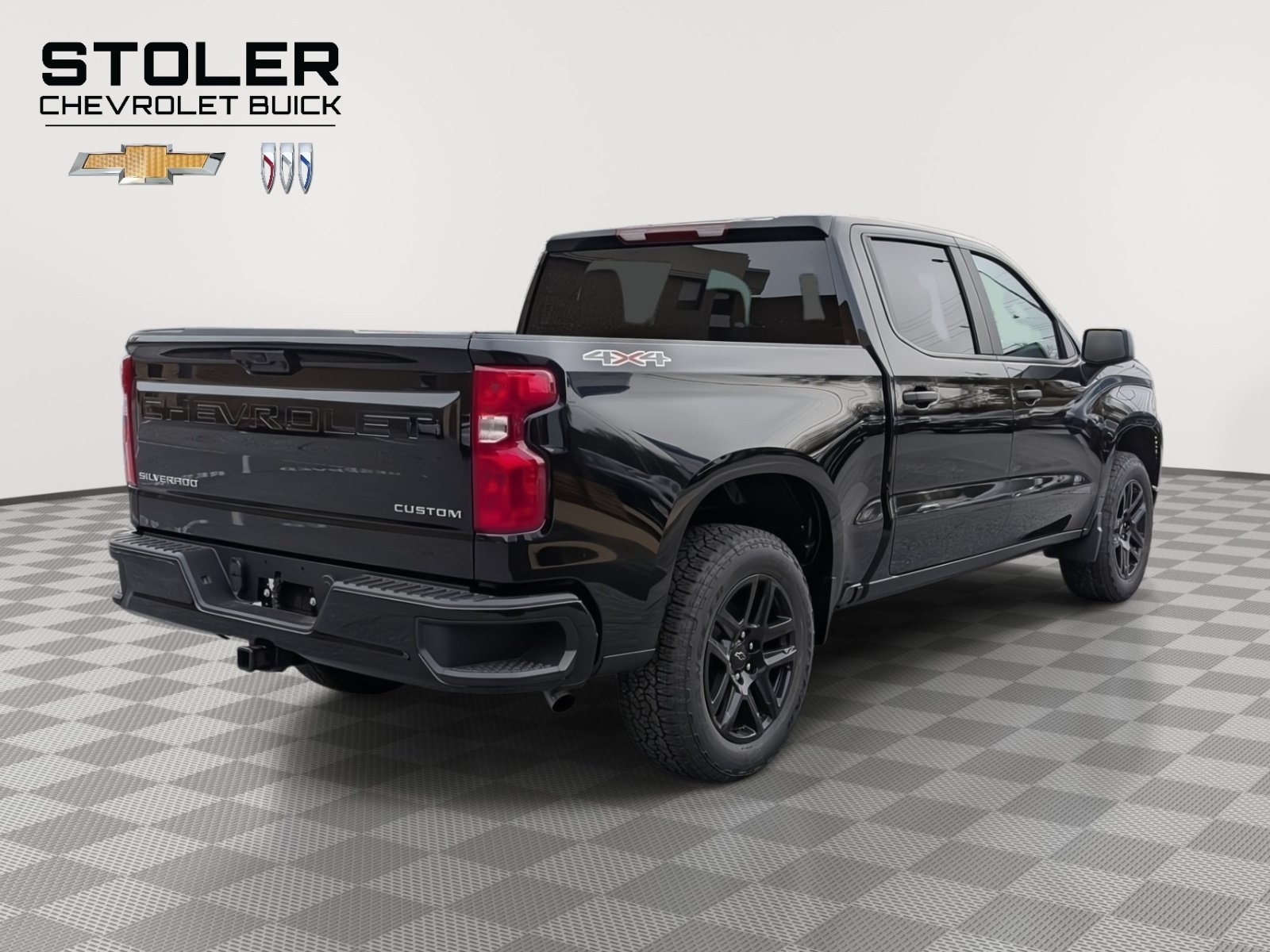 New 2026 Chevrolet Silverado 1500 Custom w/ Turbomax Blackout Package AWD/4WD image 3