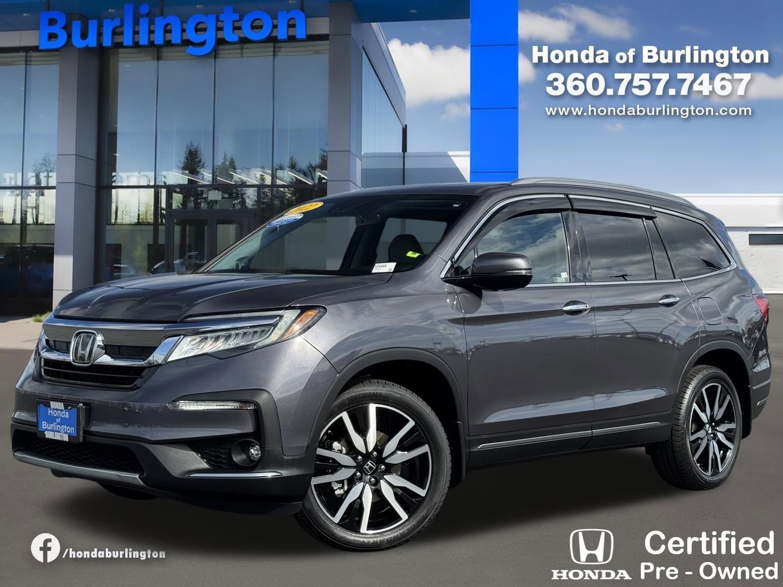 Certified 2022 Honda Pilot Elite image 1