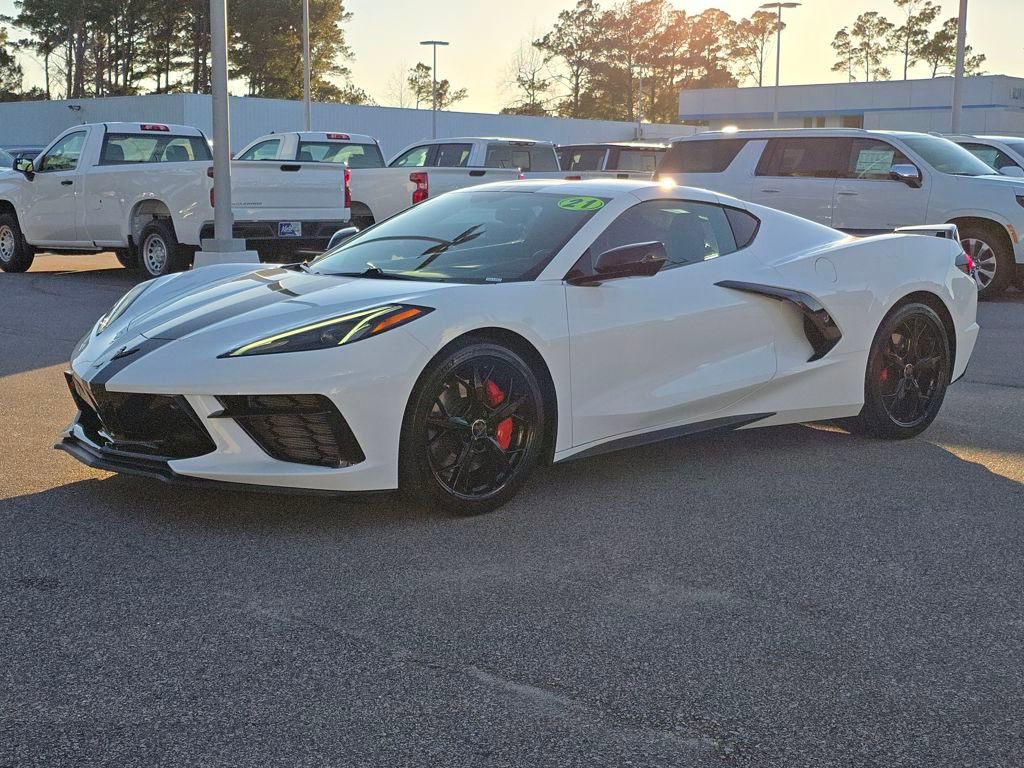 Used 2021 Chevrolet Corvette Stingray Premium Cpe w/ Z51 Performance Package 360° Tour