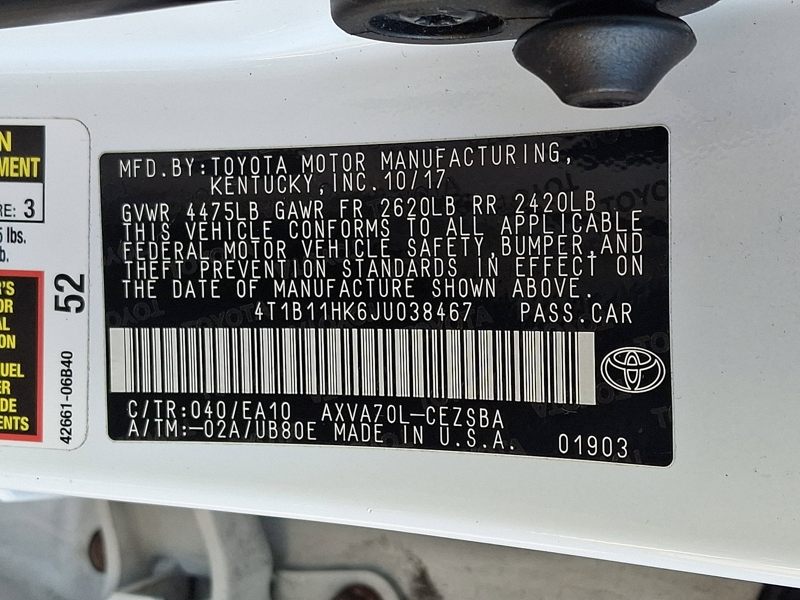 Used 2018 Toyota Camry SE image 25