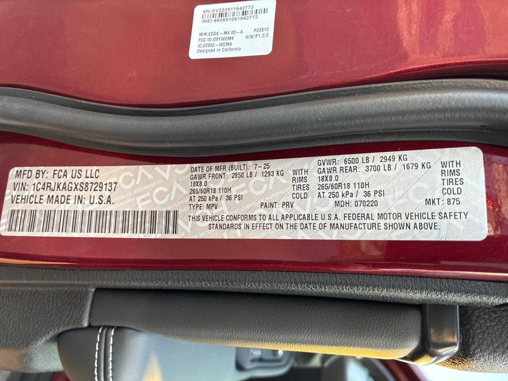 New 2025 Jeep Grand Cherokee L Laredo w/ Luxury Tech Group I AWD/4WD image 30