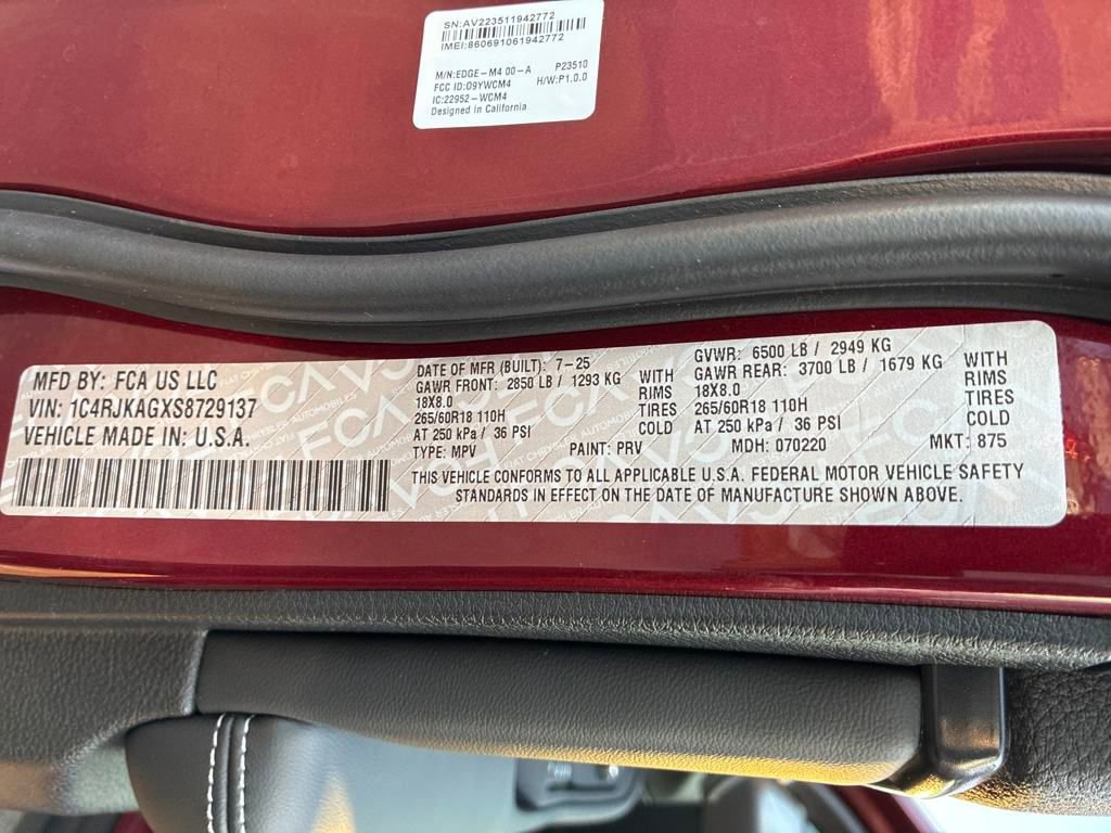 New 2025 Jeep Grand Cherokee L Laredo w/ Luxury Tech Group I AWD/4WD image 30