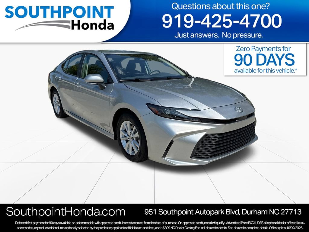 Used 2025 Toyota Camry LE FWD image 1