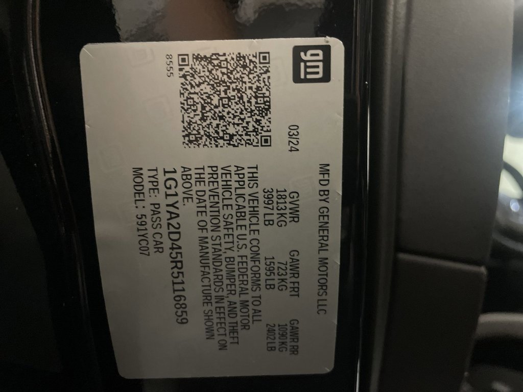 Used 2024 Chevrolet Corvette Stingray Coupe w/ 1LT image 25