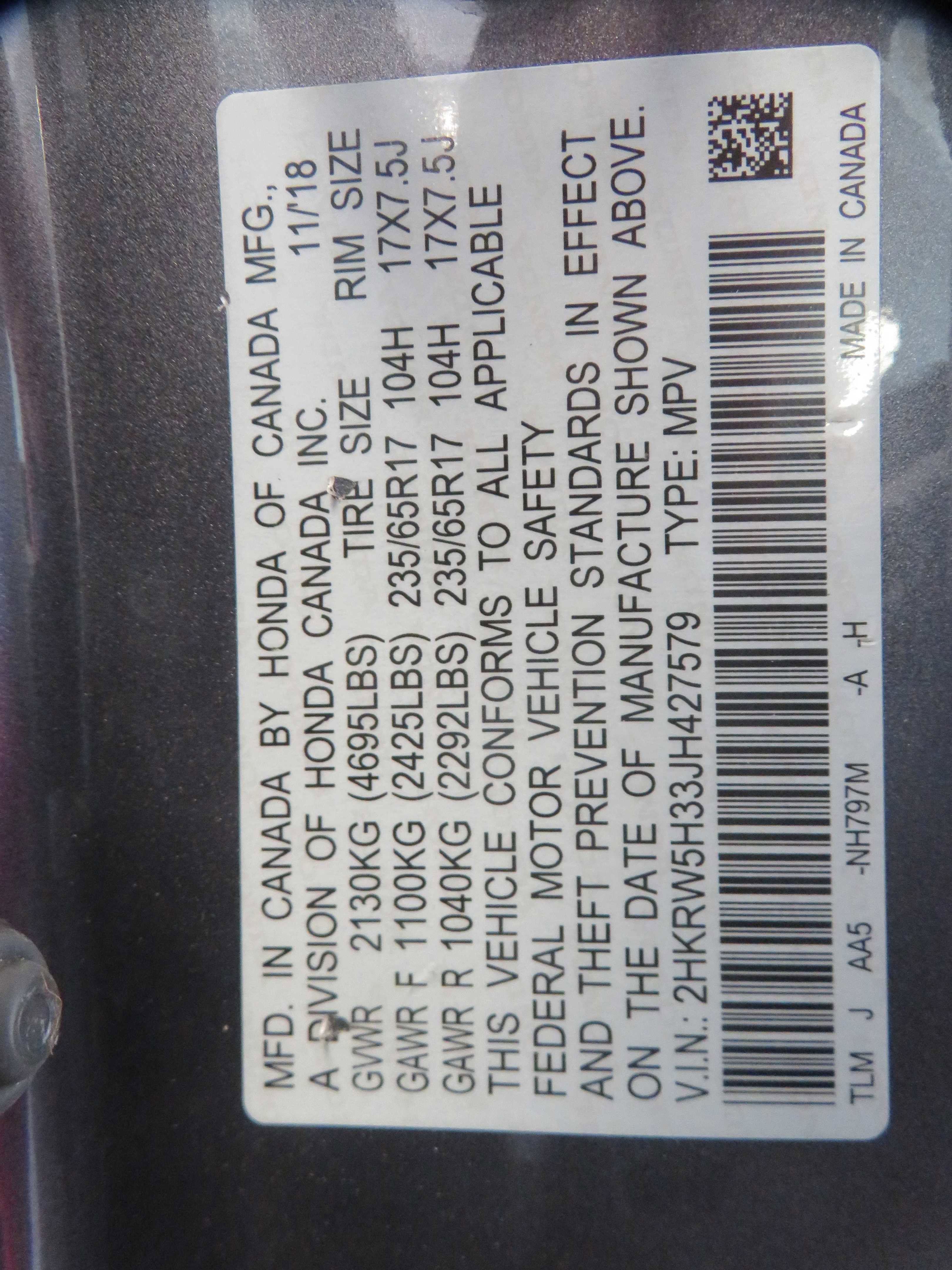 Used 2018 Honda CR-V LX image 70