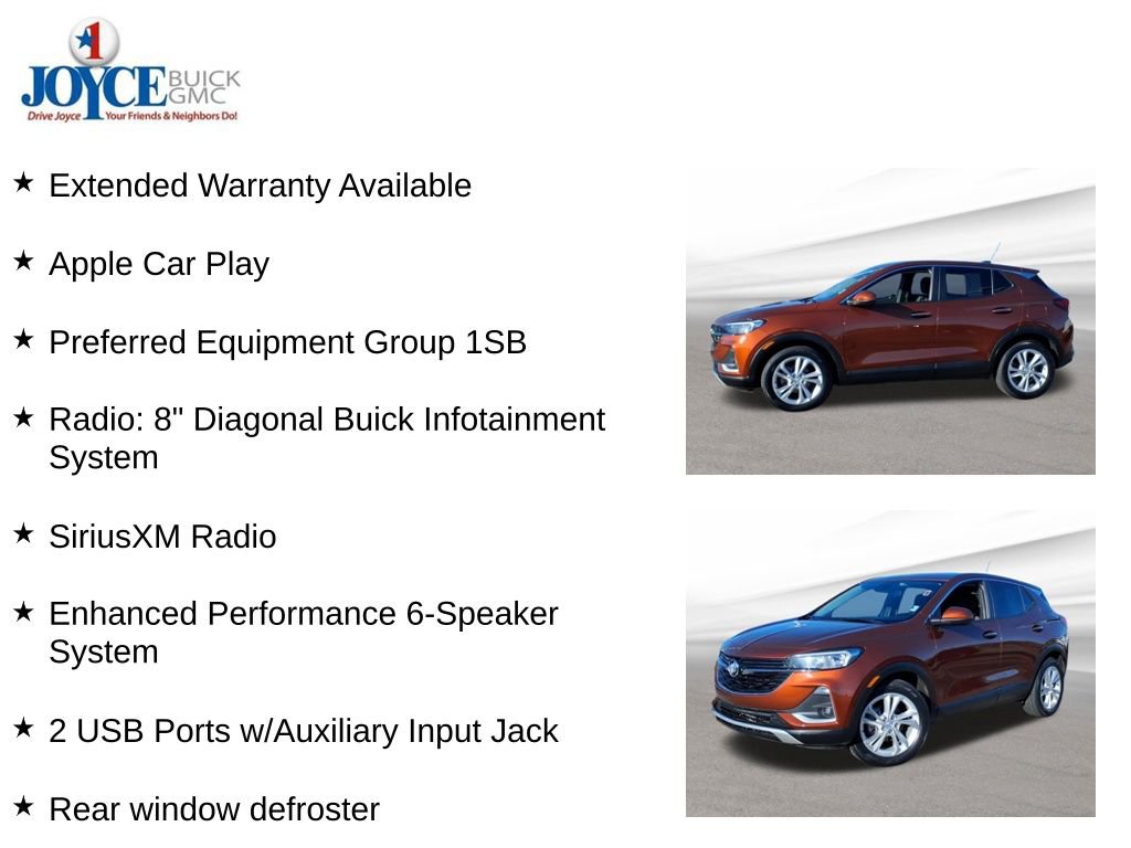 Certified 2021 Buick Encore GX Preferred image 10