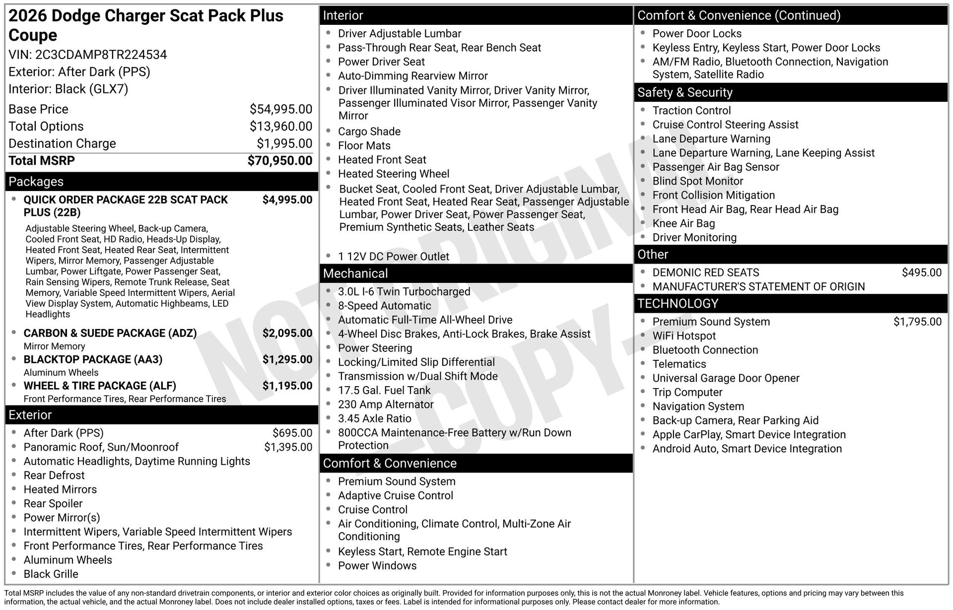New 2026 Dodge Charger Scat Pack AWD/4WD image 39