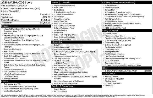 Used 2020 MAZDA CX-5 Sport image 6