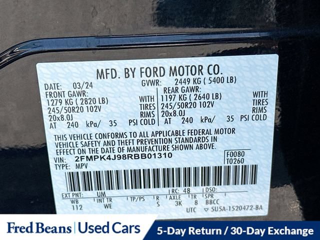 Used 2024 Ford Edge ST-Line AWD/4WD image 47