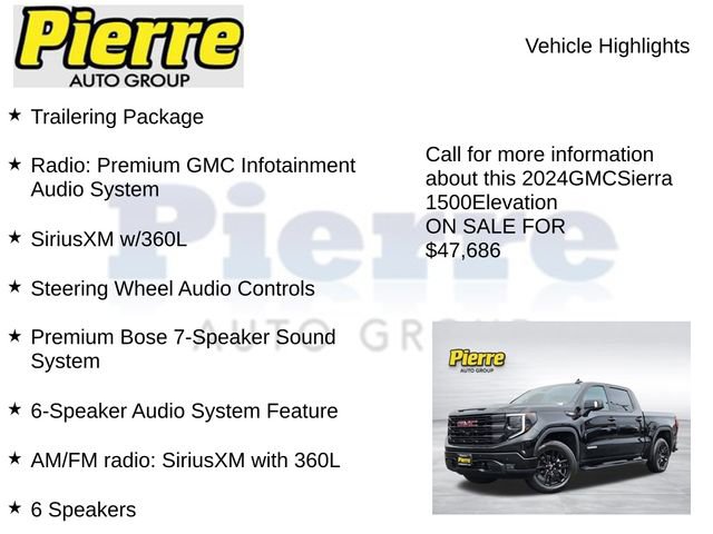 Used 2024 GMC Sierra 1500 Elevation w/ Elevation Premium Package image 14
