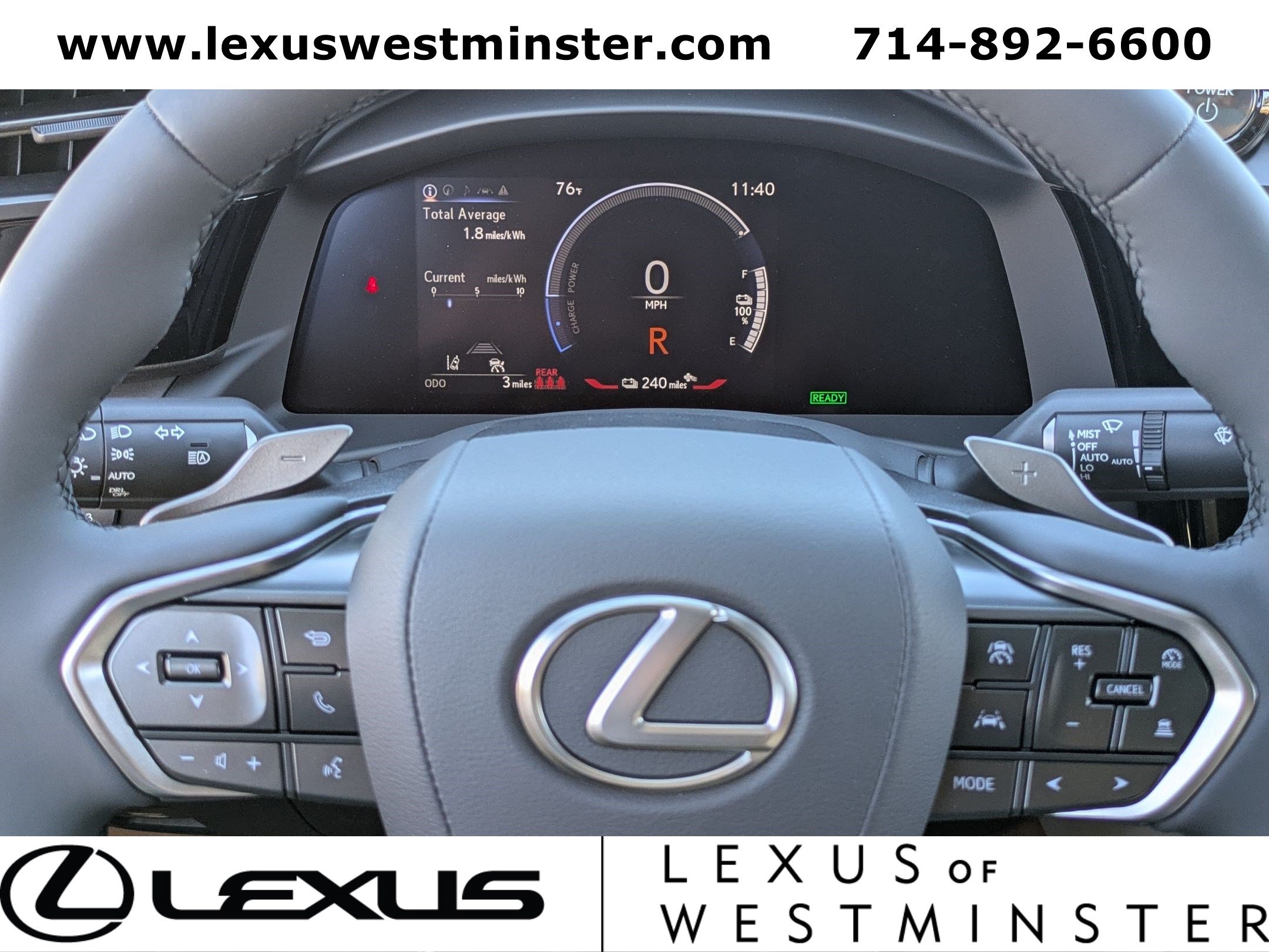 New 2026 Lexus RZ 350e 2WD image 15